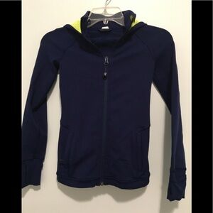 Ivivva Athletica Navy Zip Up Hoodie